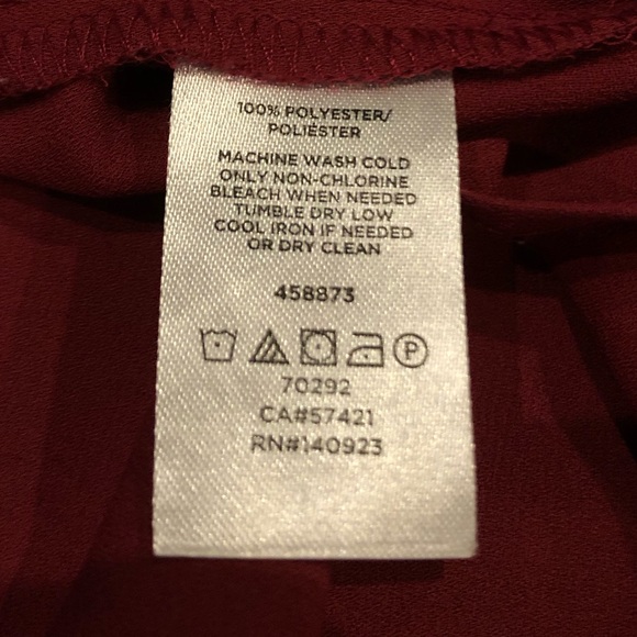 LOFT Outlet | Raspberry Tank with Ruffle Detail - Picture 4 of 4